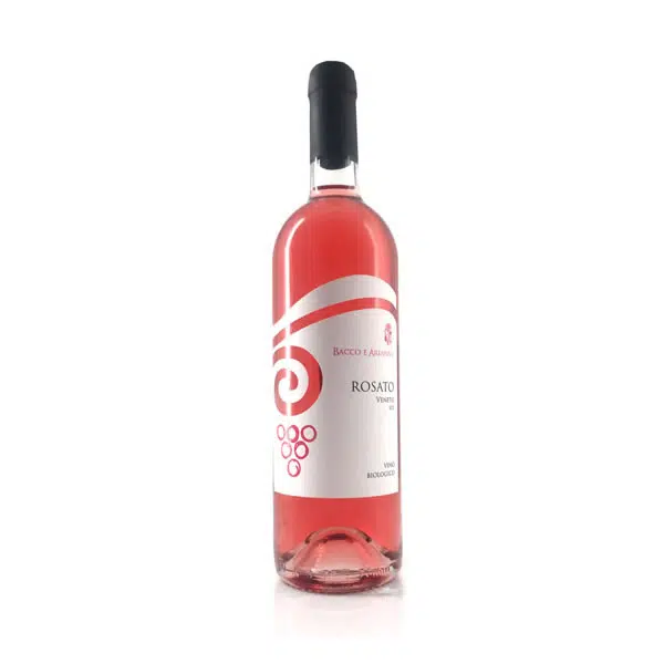 A bottle of Italian Rosato