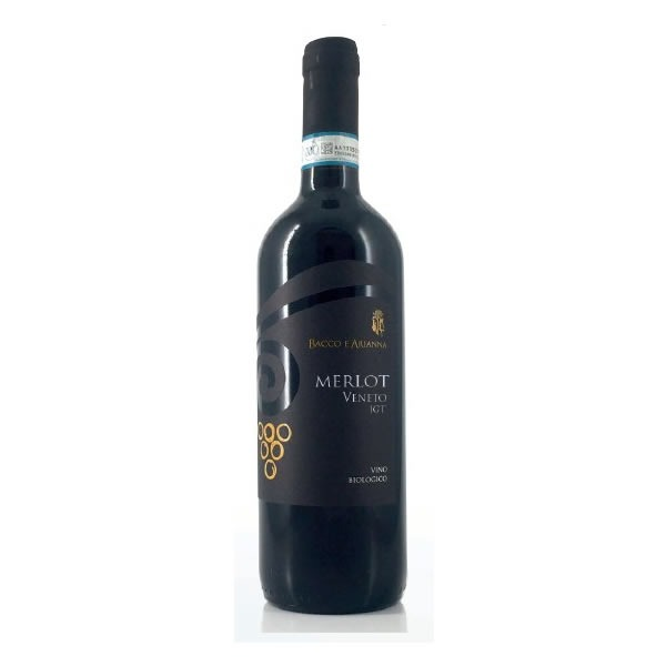 A bottle of Italian Merlot Wine