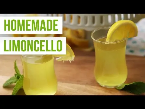 a glass of alcoholic lemon drinks