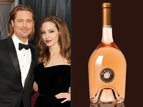 Brad Pitt and Angelina Jolie Wine