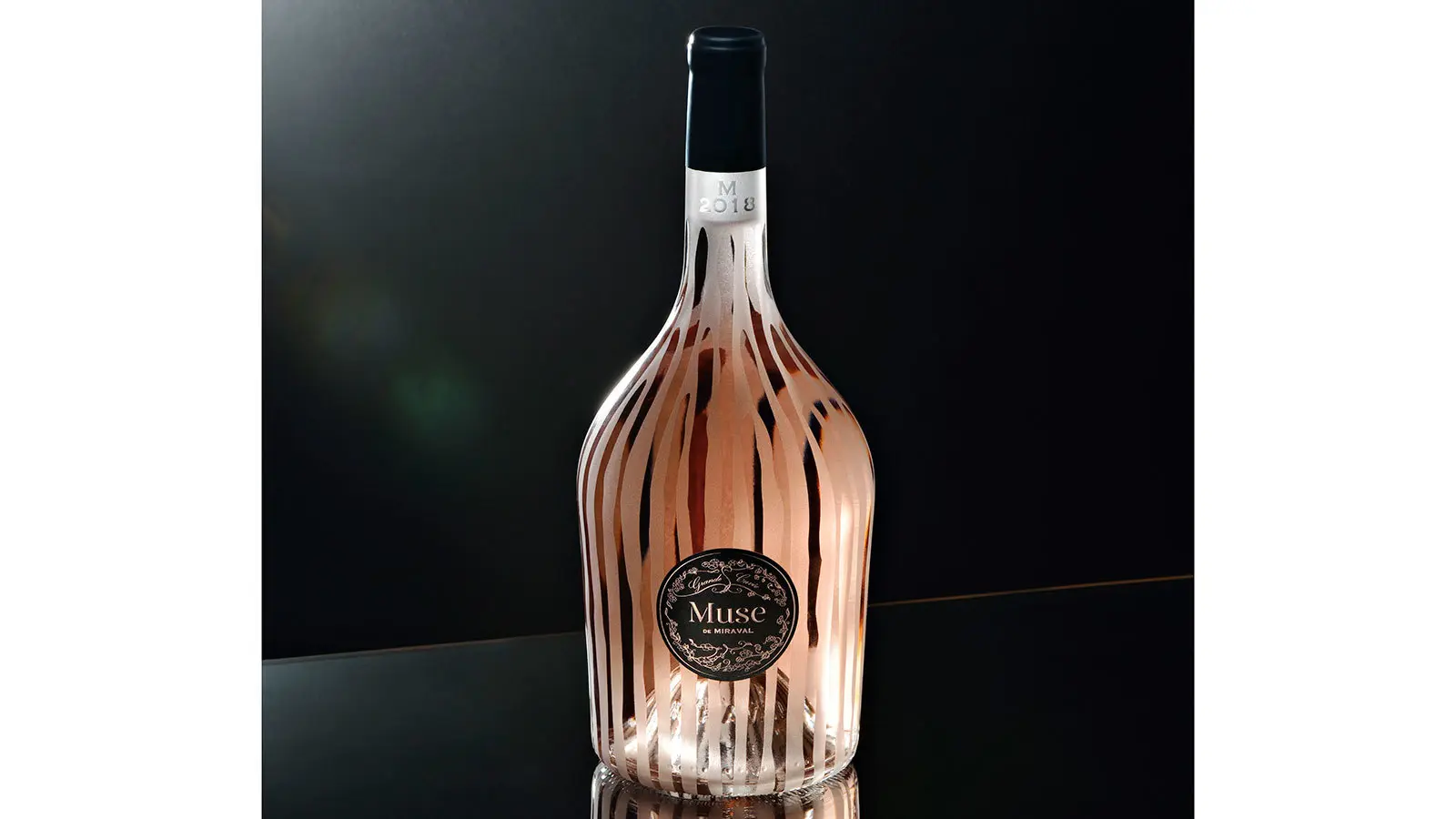 a bottle of Muse de Miraval,