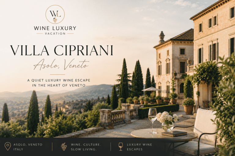 Villa Cipriani luxury wine escape in Asolo, Veneto