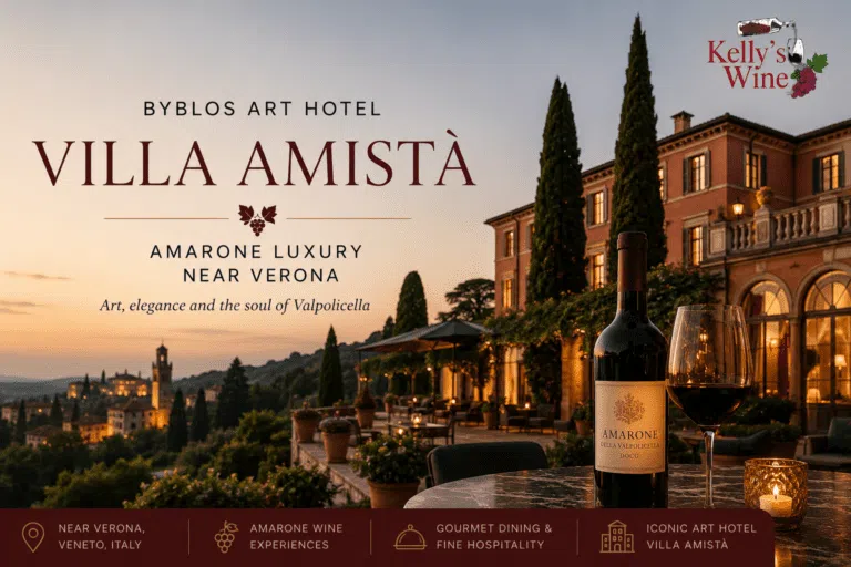 Byblos Art Hotel Villa Amistà luxury Amarone wine escape near Verona