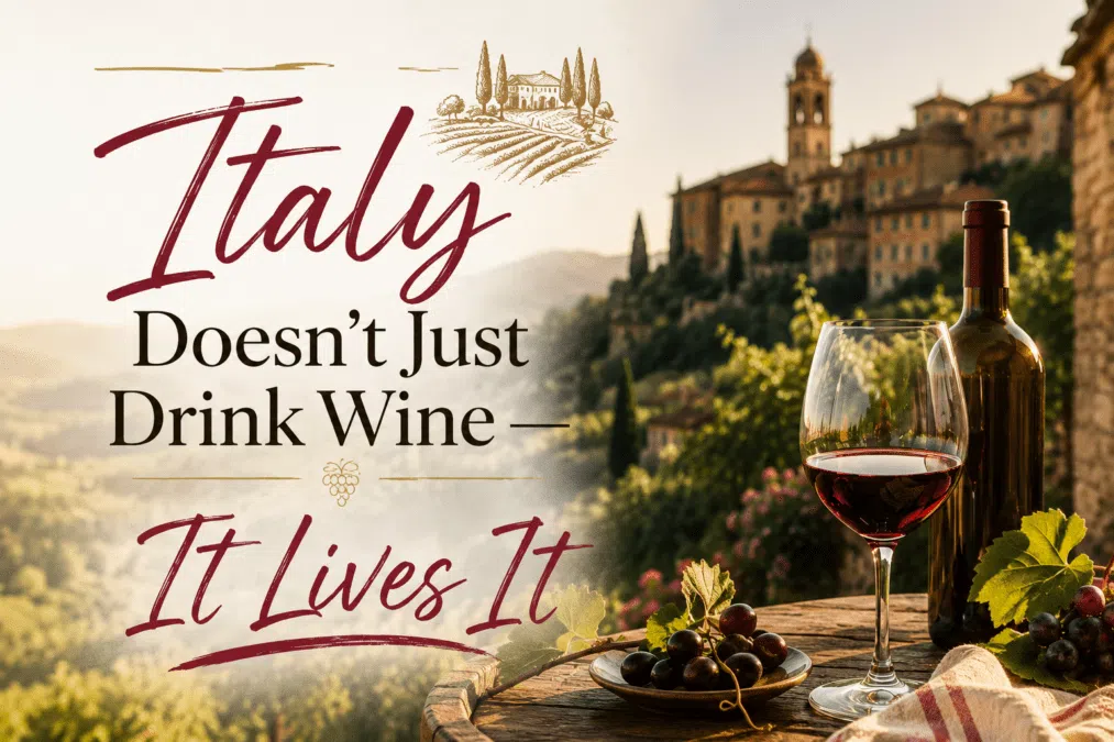 Italy doesn’t just drink wine it lives it – Italian wine culture at sunset