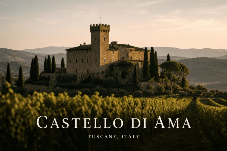 Chianti winery stay with art at Castello di Ama vineyard in Tuscany
