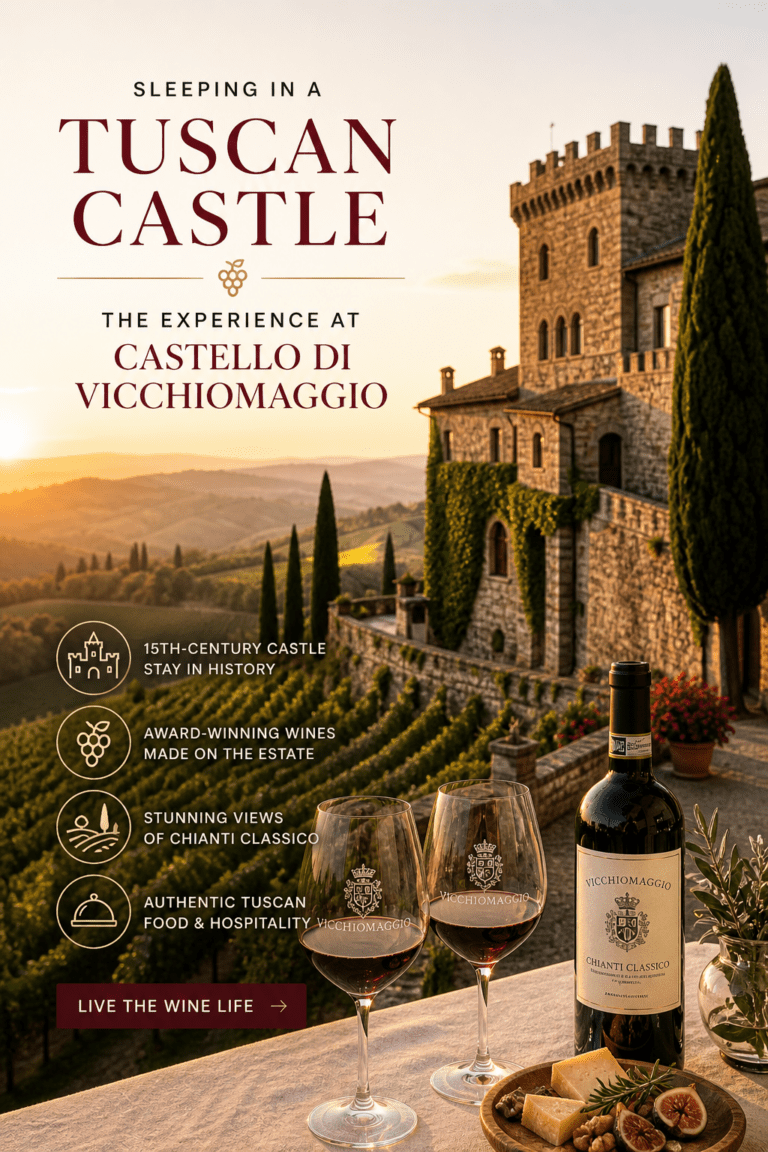 🍷 Sleeping in a Tuscan Castle: The Experience at Castello di Vicchiomaggio