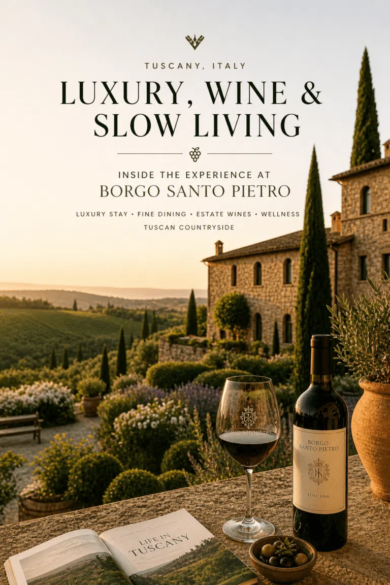 🍷Luxury, Wine & Slow Living: Inside the Experience at Borgo Santo Pietro