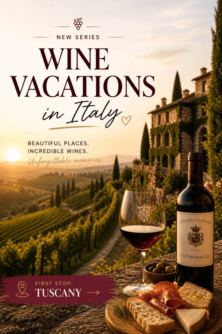 🍷 Wine, Sunsets & Slow Living: Welcome to My Italian Wine Vacation Series