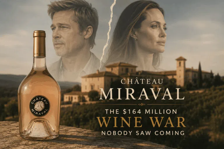 Château Miraval winery and vineyards with Brad Pitt and Angelina Jolie during the $164 million Miraval wine ownership dispute