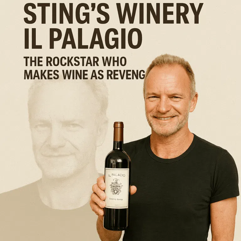 Sting celebrity winery Il Palagio estate in Tuscany