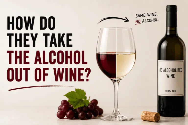 How alcohol is removed from wine to make non-alcoholic wine